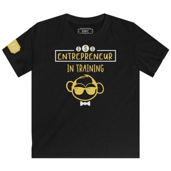 SBC Family Entrepreneurs Short Sleeve Black Tees - Picture 3 of 3